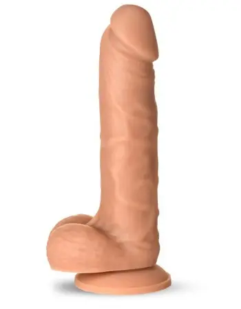 Easy Riders 7" Silicone Dildo With Balls - Medium