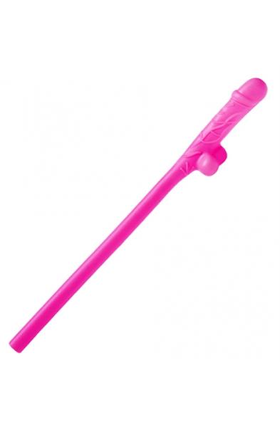 Penis Sipping Straws 10 Pack - Pink