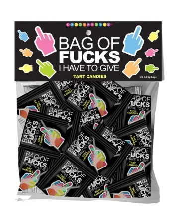 Bag of Fucks I Have to Give Bag of 25 Count