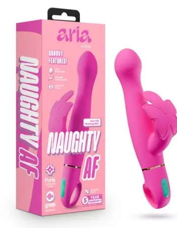 Aria - Naughty Af 2.0 - Rechargeable Vibe - Plum