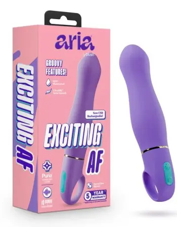 Aria - Exciting Af 2.0 - Rechargeable Vibe - Indigo
