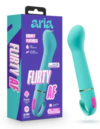 Aria - Flirty Af 2.0 - Rechargeable Vibe - Teal