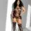 Curvy Aria Fishnet Body Stocking -X - Black