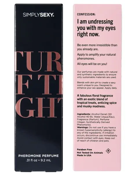 Simply Sexy Turn Off the Lights - Pheromone Perfume - .31oz - 9.2ml