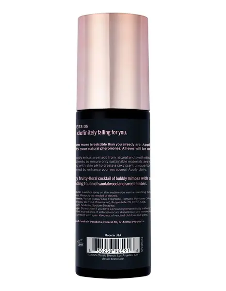 Simply Sexy Head Over Heels - Pheromone Fragrance Mist - 3.35oz - 99ml