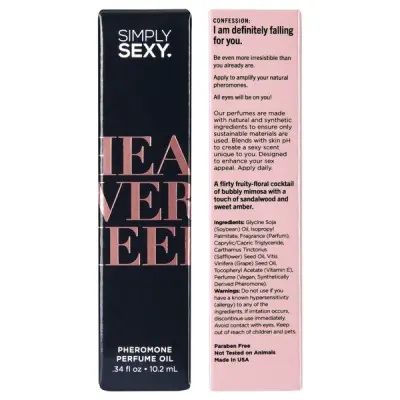 Simply Sexy Head Over Heels - Pheromone Perfume Oil Roll on - .34oz - 10.2ml