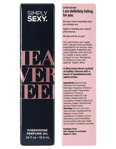 Simply Sexy Head Over Heels - Pheromone Perfume Oil Roll on - .34oz - 10.2ml
