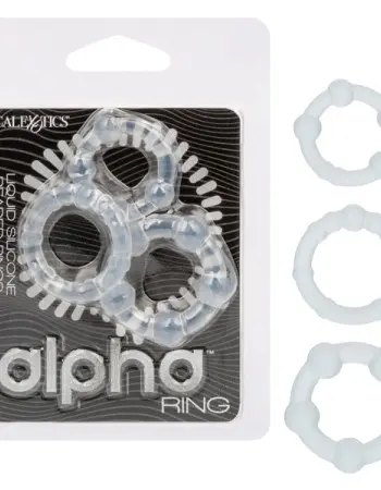 Alpha Liquid Silicone Beaded Rings