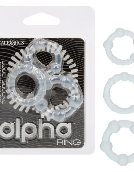 Alpha Liquid Silicone Beaded Rings
