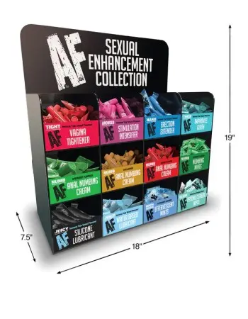 Af Sexual Enhancement Display of 12 Items