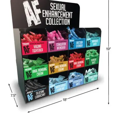 Af Sexual Enhancement Display of 12 Items