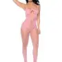 Blush Reverie Fishnet Bodystocking - Os - Bubblegum Pink