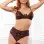 3pc Sultry Demi Bra and High Waist Panty - Os - Dutch Truffle