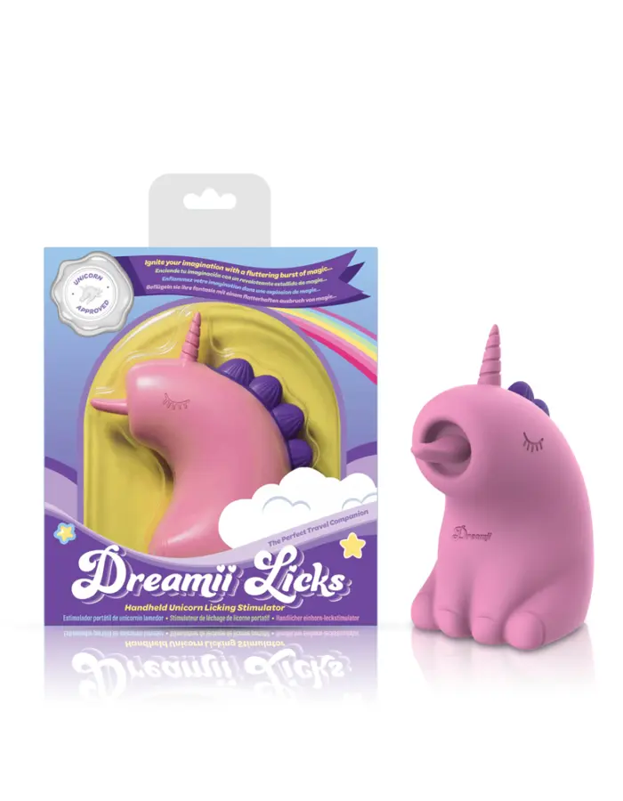 Dreamii Licks Licking Unicorn Stimulator - Mystical Pink
