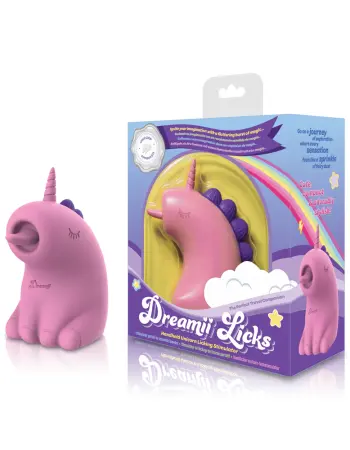 Dreamii Licks Licking Unicorn Stimulator - Mystical Pink