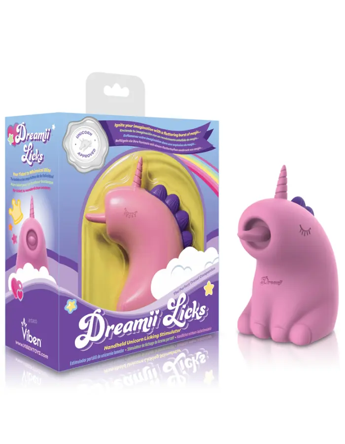 Dreamii Licks Licking Unicorn Stimulator - Mystical Pink