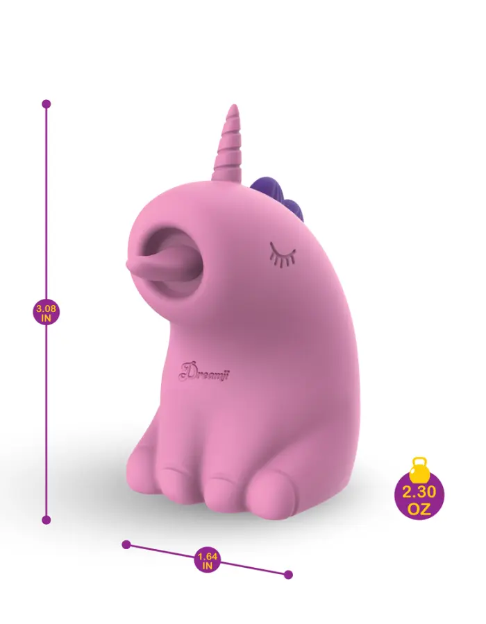 Dreamii Licks Licking Unicorn Stimulator - Mystical Pink