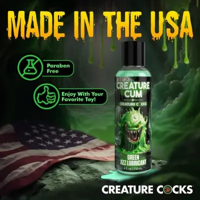 Creature Cum Green Water-Based Lubricant 4oz