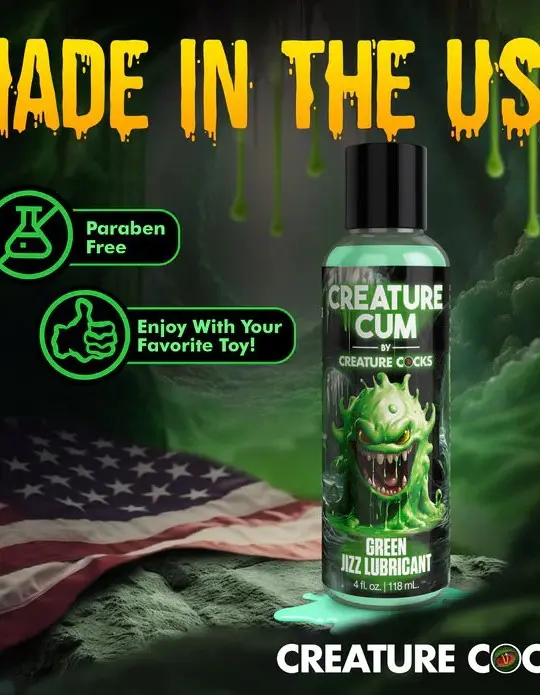 Creature Cum Green Water-Based Lubricant 4oz