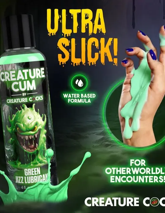Creature Cum Green Water-Based Lubricant 4oz