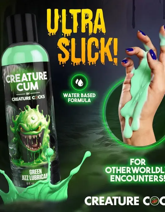 Creature Cum Green Water-Based Lubricant 8oz