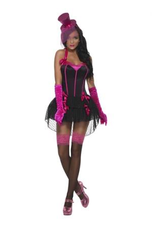 Fever Bow Burlesque Costume - Extra Small