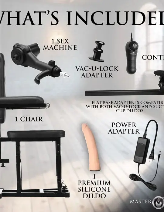 Enforcer Chair With Sex Machine