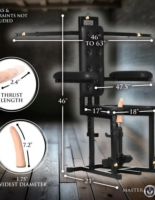 Enforcer Chair With Sex Machine