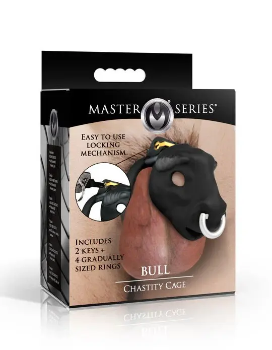 Bull Chastity Cage - Black