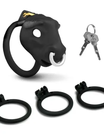 Bull Chastity Cage - Black