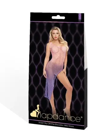Violet Sky Off the Shoulder Mini Dress - Os