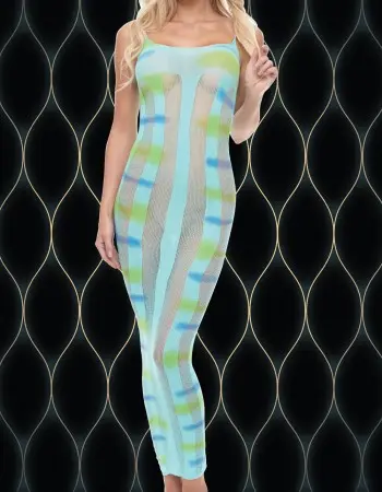 Blue Horizon Maxi Dress - Os