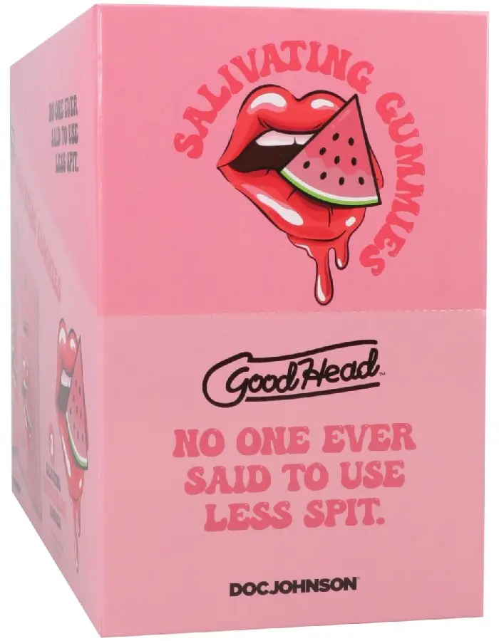 Goodhead - Salivating Gummies 24pk Display (3 Pcs Per Pouch) - Watermelon