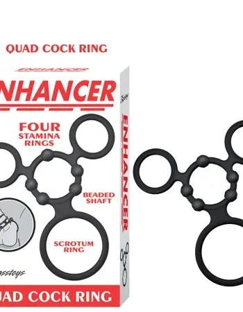 Enhancer Quad Cockring - Black
