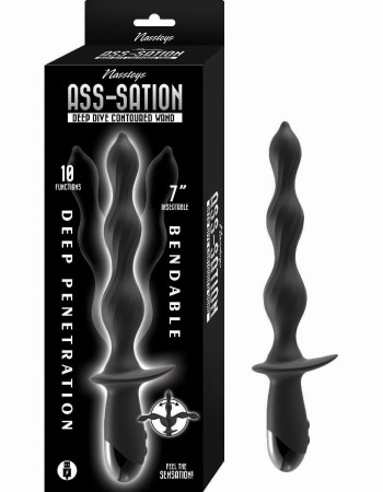 Ass-Sation Deep Dive Contoured Wand - Black