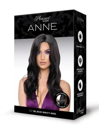 Anne Premium Stylable Wig - Black