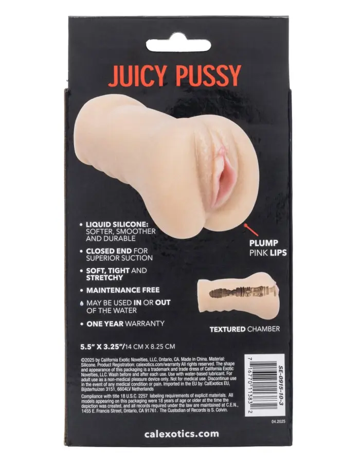 Stroke It Liquid Silicone Juicy Pussy - Ivory
