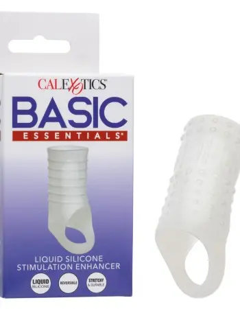 Basic Essentials Liquid Silicone Stimulation Enhancer - Clear