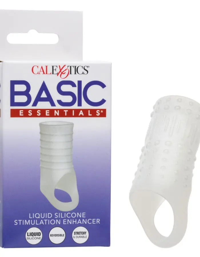 Basic Essentials Liquid Silicone Stimulation Enhancer - Clear