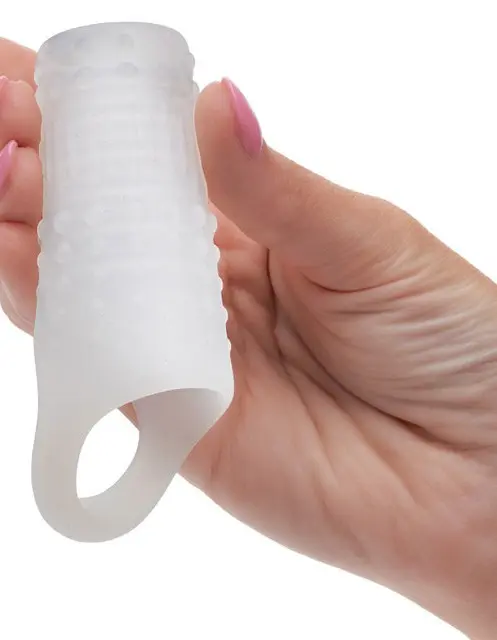 Basic Essentials Liquid Silicone Stimulation Enhancer - Clear