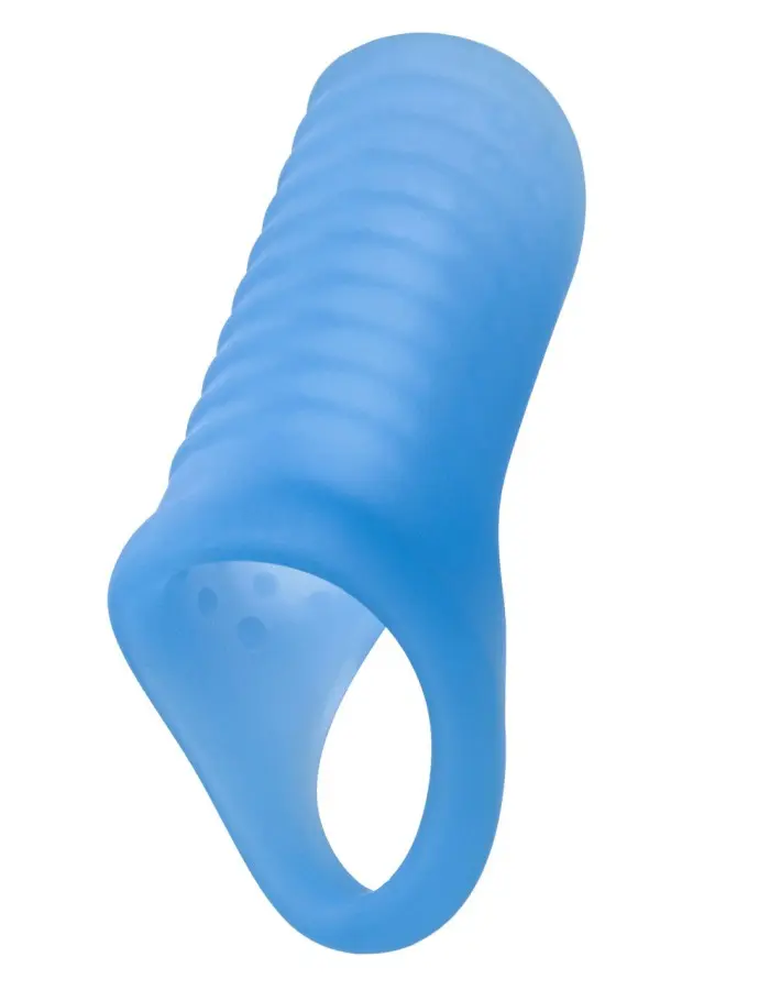 Basic Essentials Liquid Silicone Pleasure Enhance - Blue