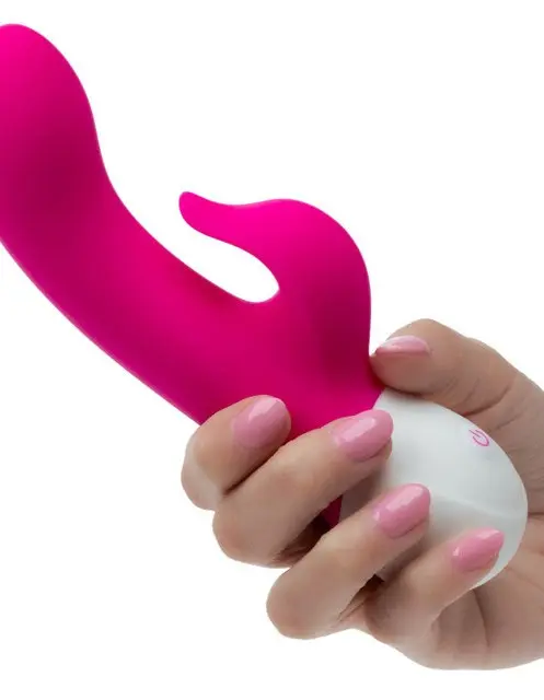 Basic Essentials Rechargeable Dual Pleaser - Pink