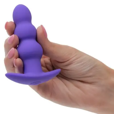 Basic Essentials Rechargeable Beaded Probe - Purple