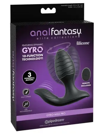 Anal Fantasy Elite Gyro - Milk Pro - Black