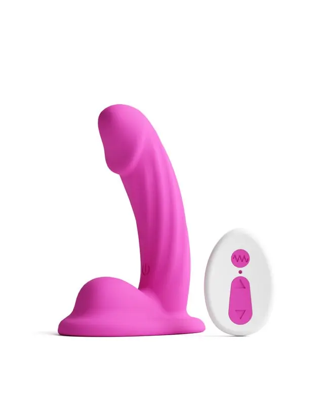 Colours Curve Vibrating 5" Dildo - Pink