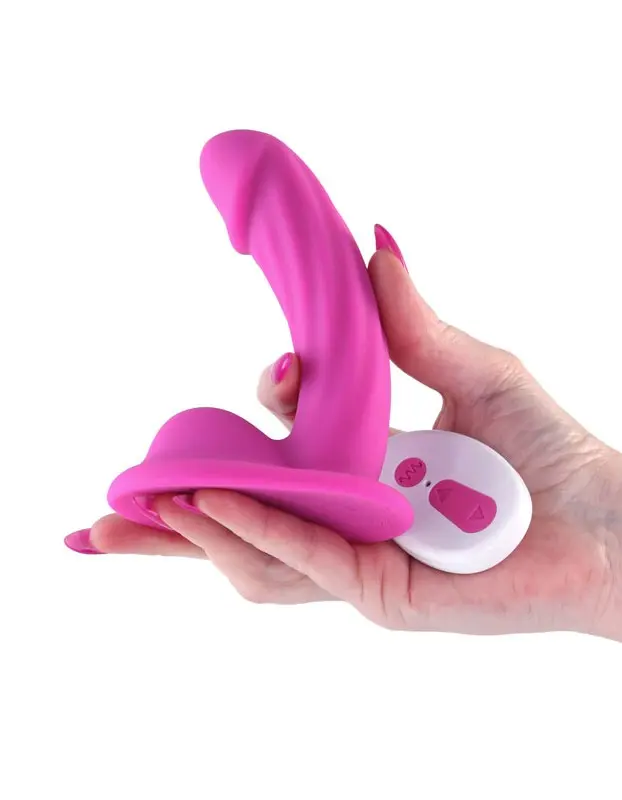 Colours Curve Vibrating 5" Dildo - Pink
