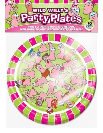 Wild Willys Party Plates - 10 Count