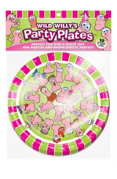 Wild Willys Party Plates - 10 Count