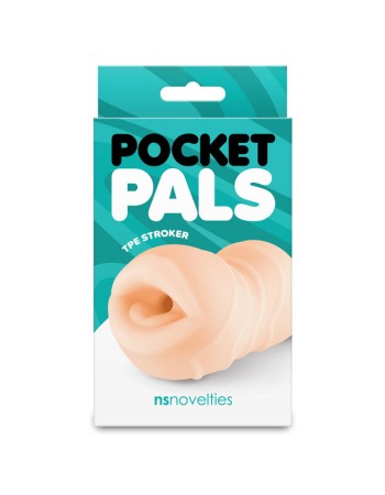 Pocket Pals - Mouth Stroker - White