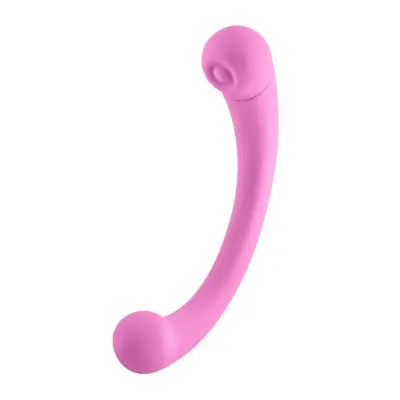 Aluna Dual Stimulating Arc Vibrator - Pink